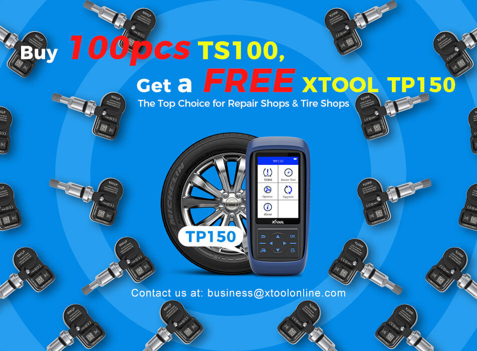 Exclusive Offer: Buy 100 pcs of TS100 and Get a Free XTOOL TP150