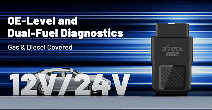 12V/24V Dual-System Compatibility, Covering Various Vehicle Diagnostics