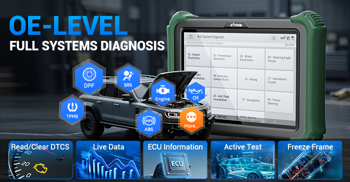 Full-System Diagnostic Coverage, One Tool for All Vehicle Faults